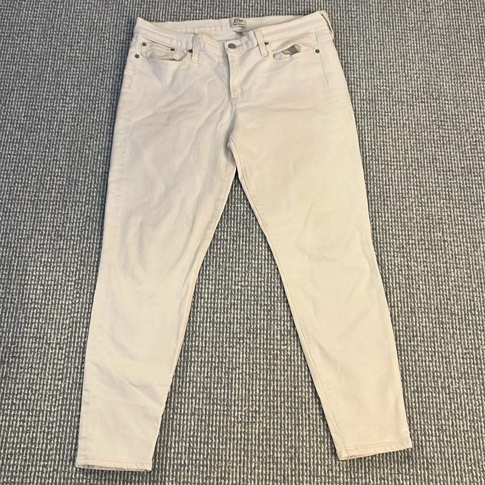 J.Crew White Jeans Size 32 | Pre-Loved with Signs of Wear